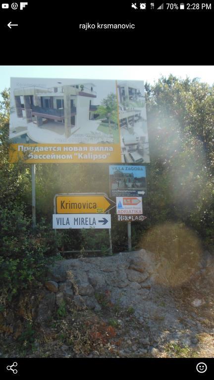 Krimovica Apartment Vila Mirela מראה חיצוני תמונה